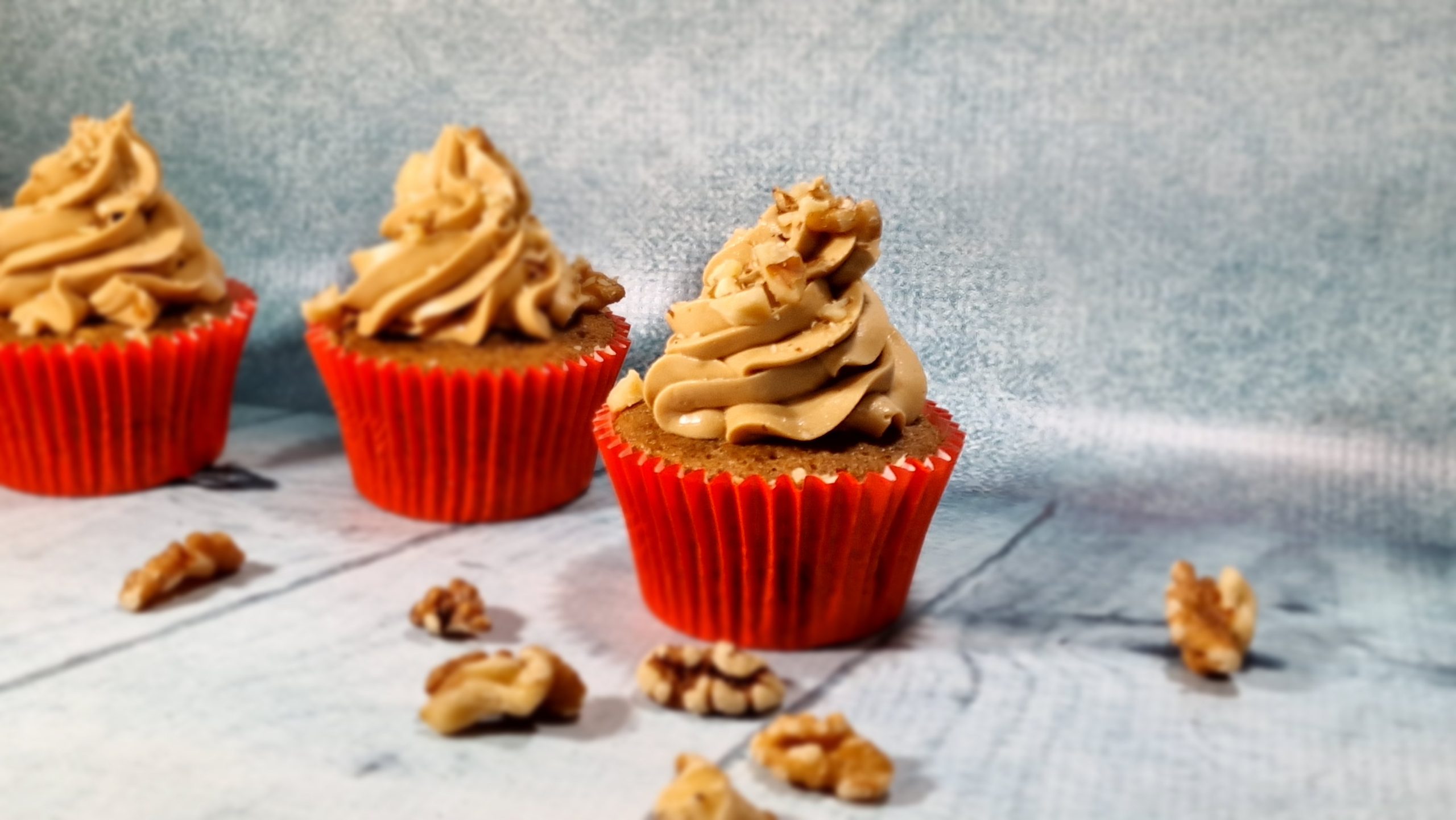 Coffee and Walnut Cupcakes